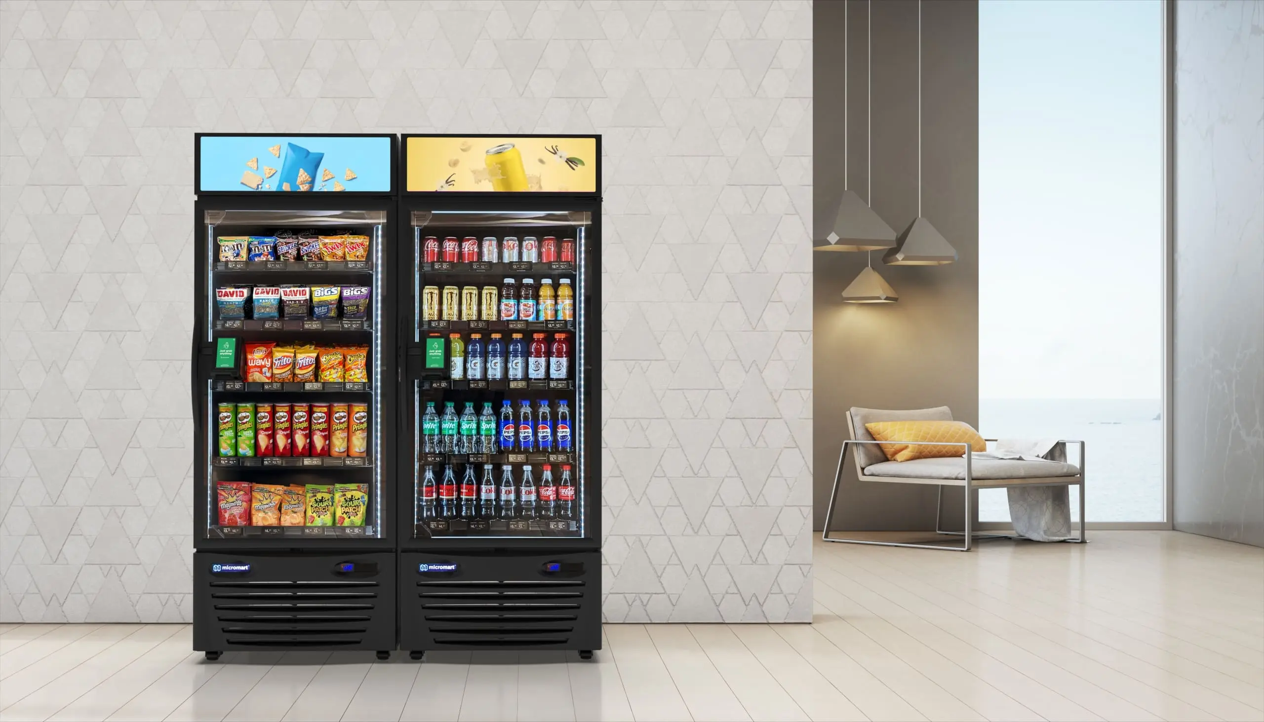 NanoMart.AI vending machine at residential complex