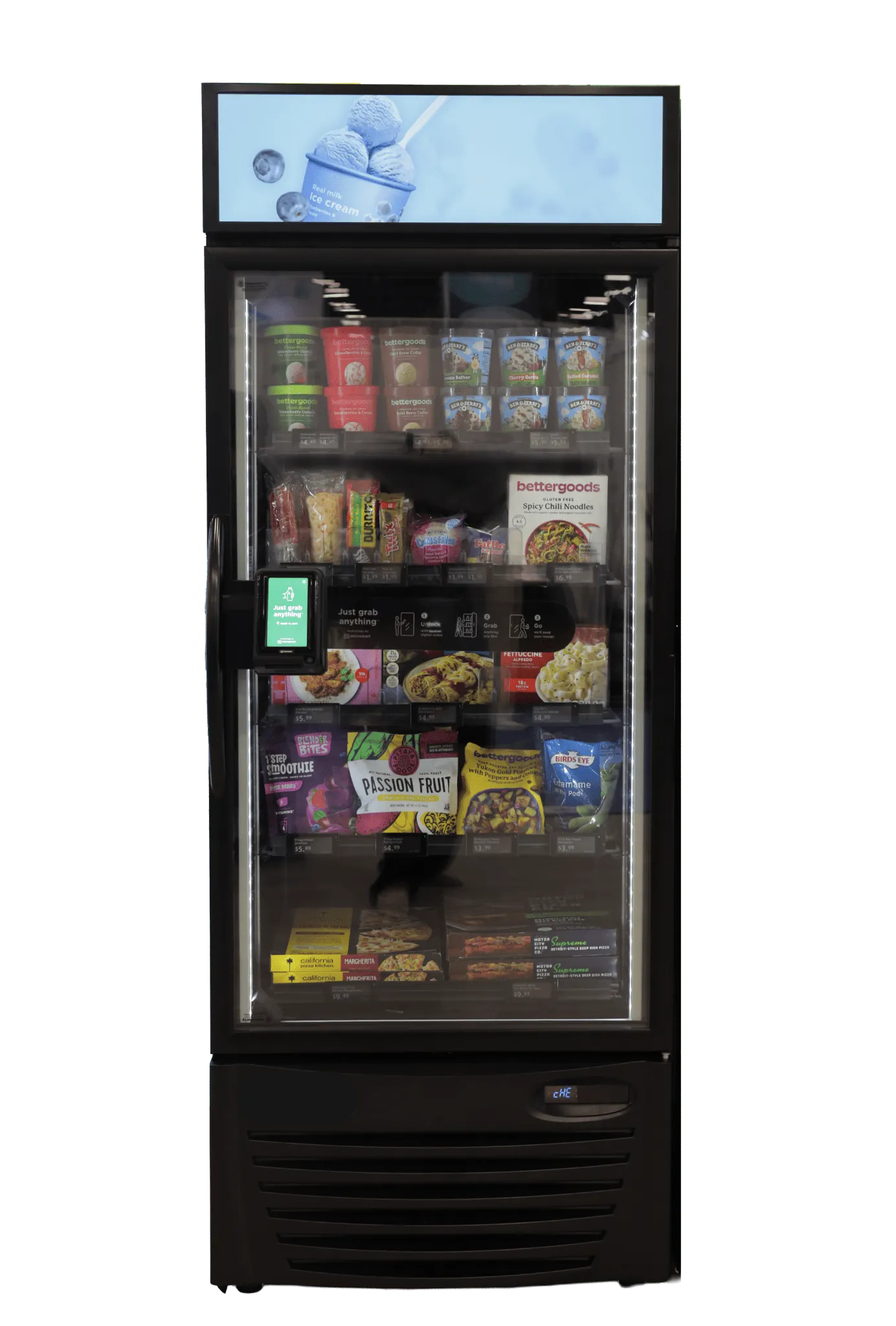 NanoMart.AI smart vending machine with contactless payment system